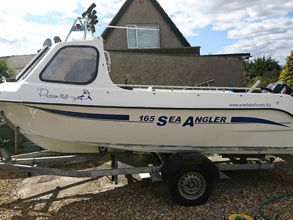 boat sea angler graphics